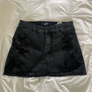 Hollister high waisted denim skirt